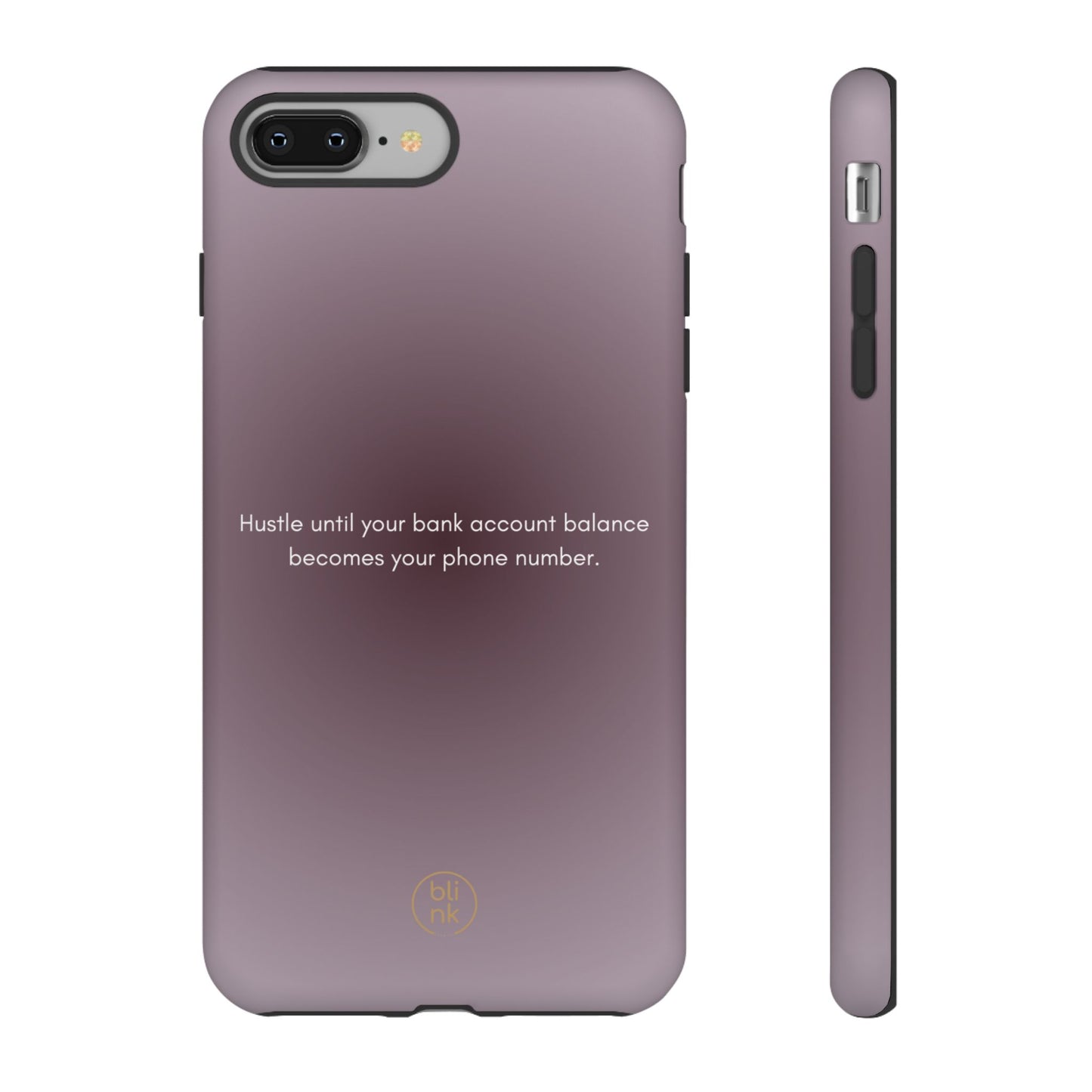 Capa Telemóvel Motivacional - Hustle until yout bank account balance becomes your phone number